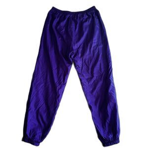Nike Vintage 90s Windbreaker Lined Shorts Drawstring Purple Large Athletic Retro